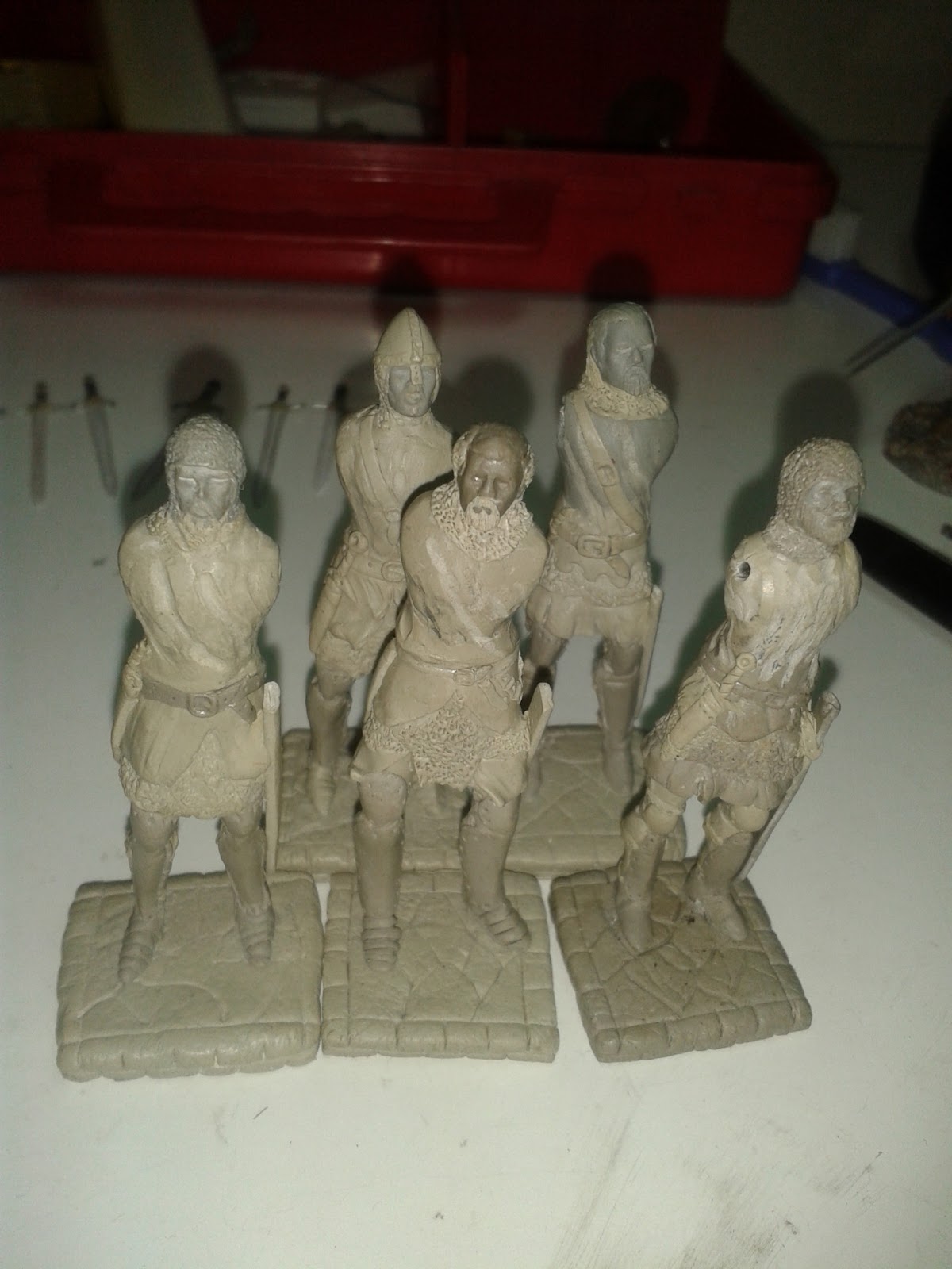 Osmar Andrade Miniaturas: Jogo de Xadrez Medieval