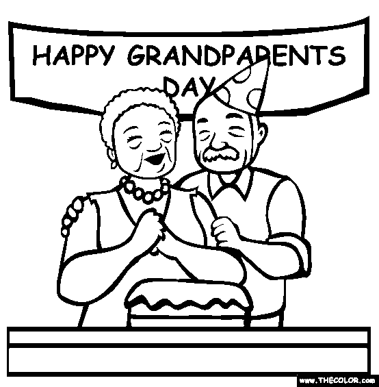 Grandparents Day Printable Coloring Pages Let's Celebrate!