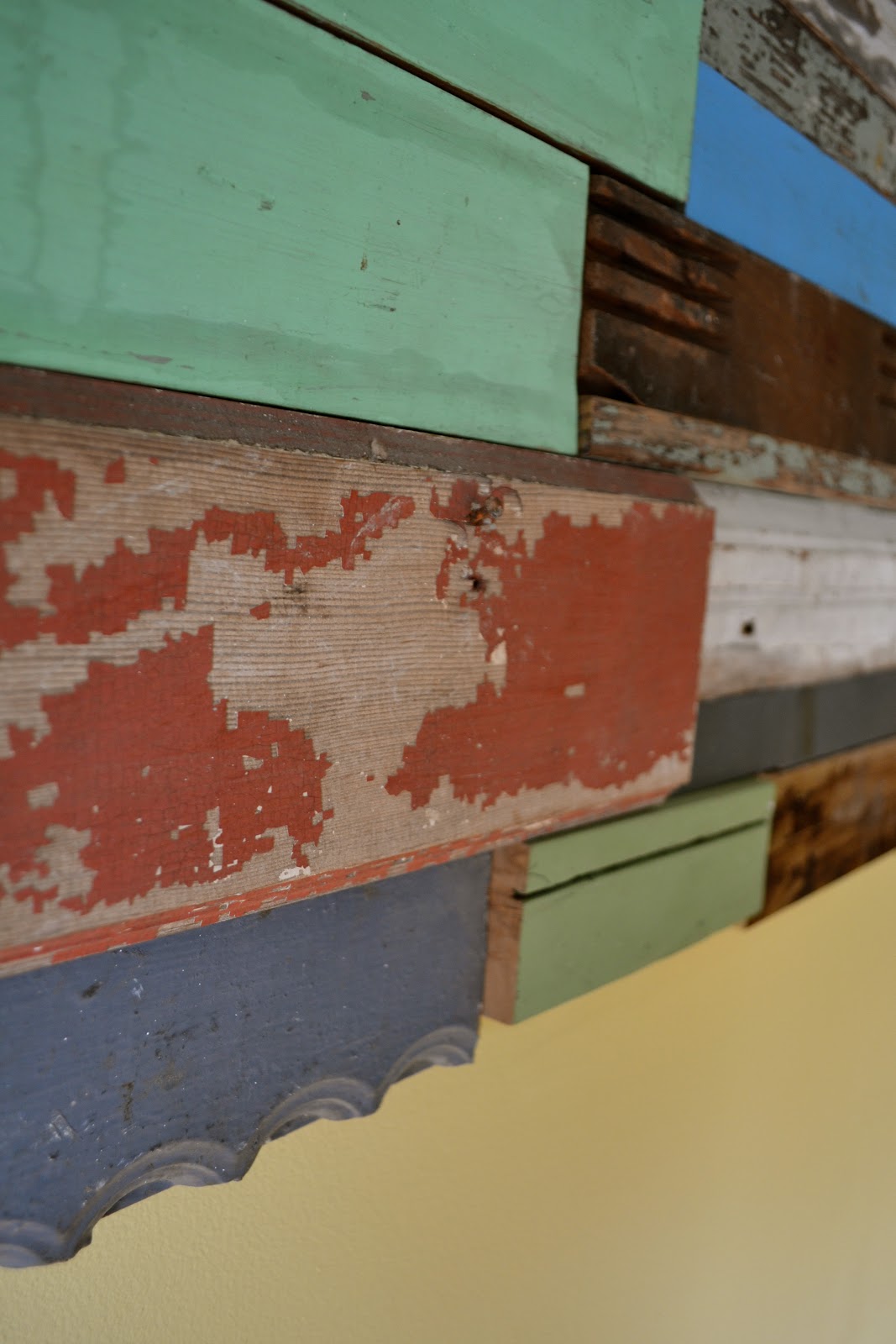 The Domestic Doozie DIY Reclaimed Wood Wall Art