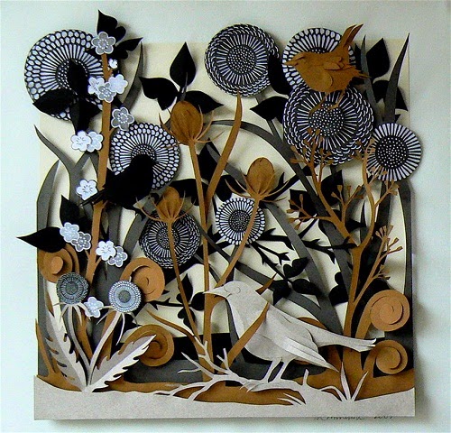 Incredible paper artwork by Helen Musselwhite