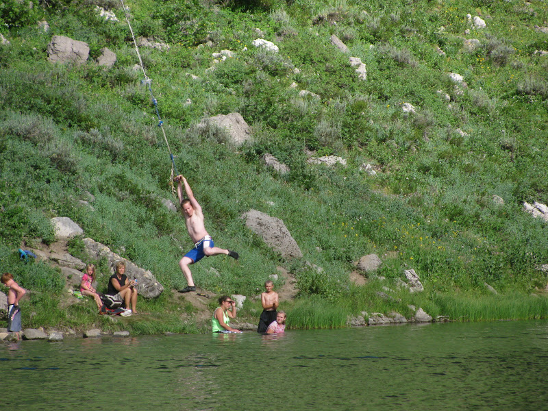Backyard Excursions The Bloomington Lake Rope Swing