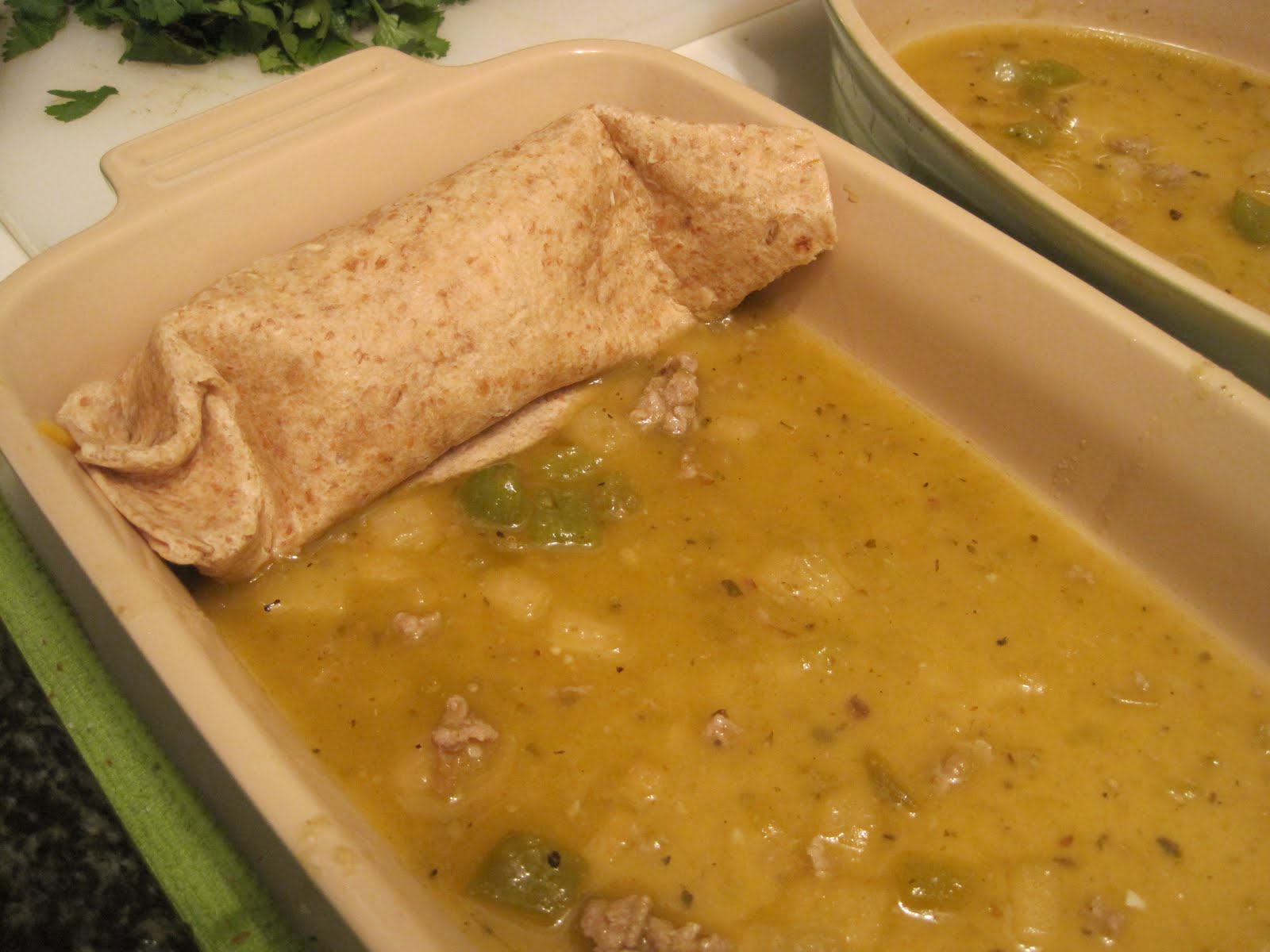 Corcoran Street Kitchen Salsa Verde Turkey Enchiladas