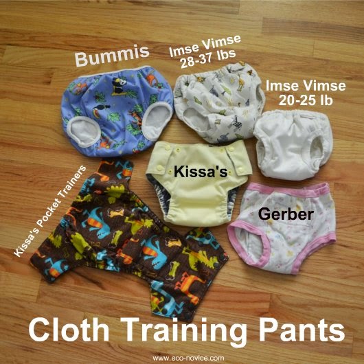 Eco-novice: Comparing Brands of Reusable Cloth Training Pants
