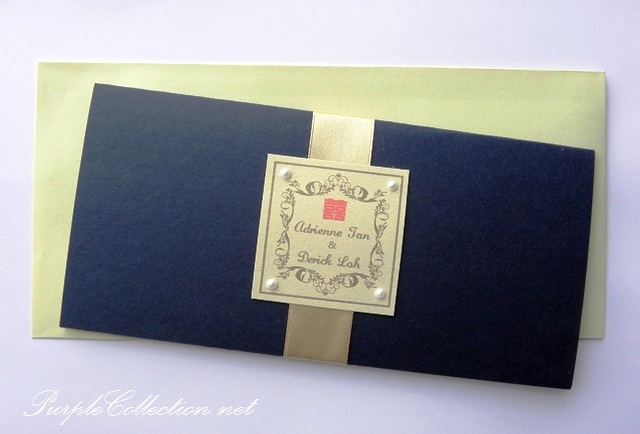Royal Blue Boarding Pass Chinese Wedding Invitation Card, Royal Blue, Royal, Blue, Boarding Pass, Chinese Wedding, Chinese, Chinese Wedding Invitation Card, Wedding, Wedding Invitation Card, Invitation Card, Marriage, Classy, Royal, Pearl