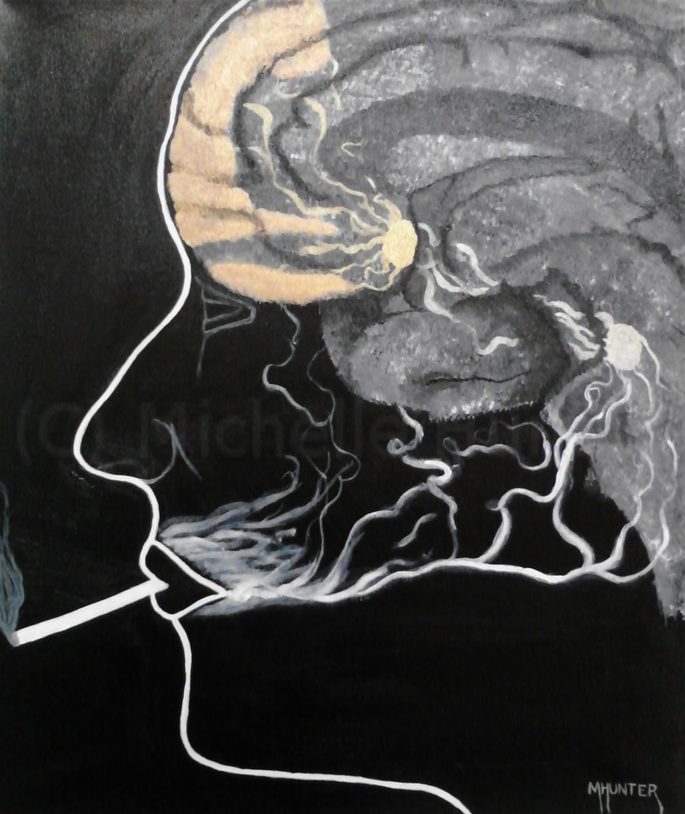 Exploring Neuroscience Through Art New Painting The Brain and
