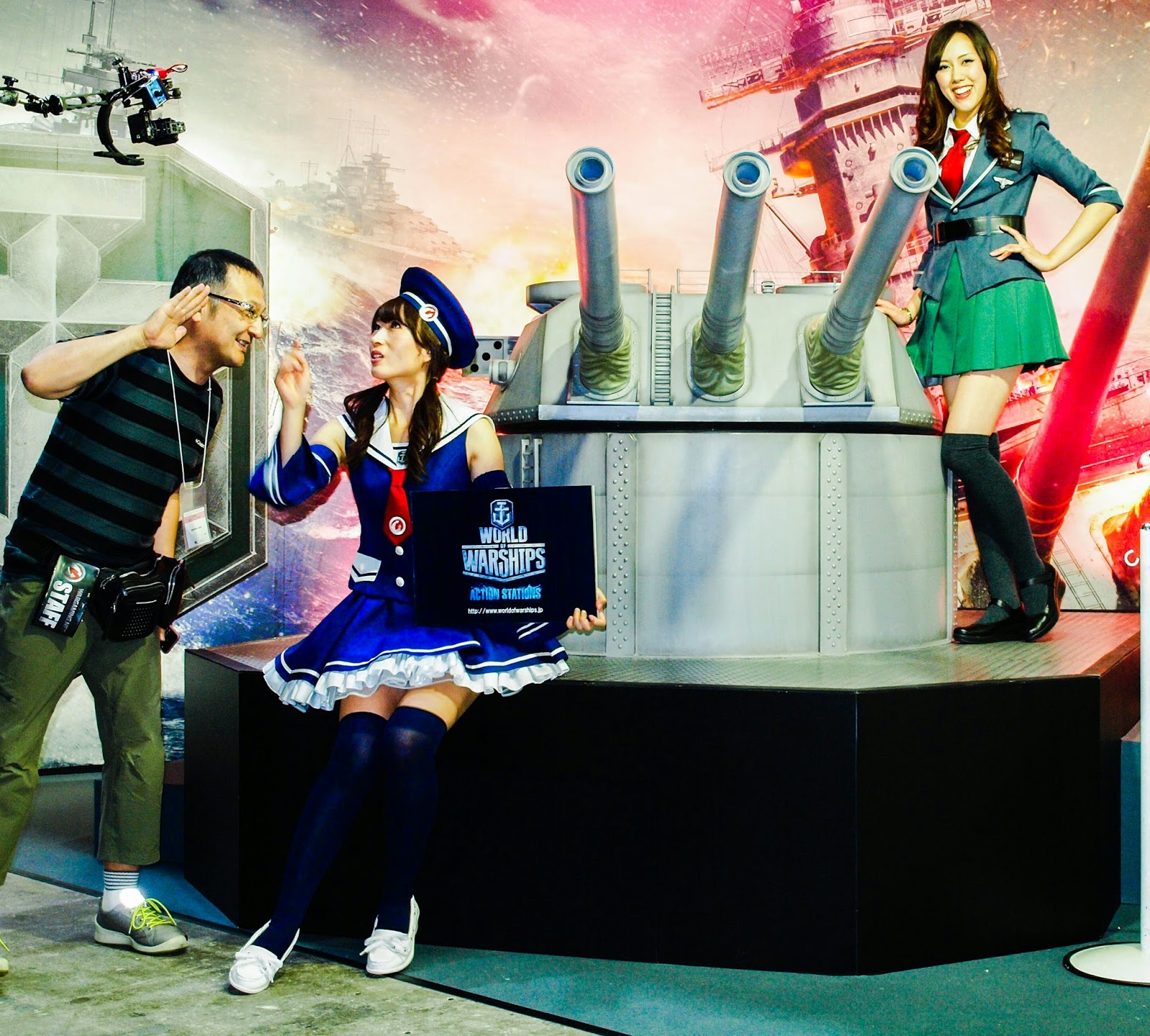 Tokyo Game Show Girl World of Tank model