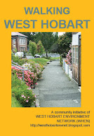 Walking West Hobart map