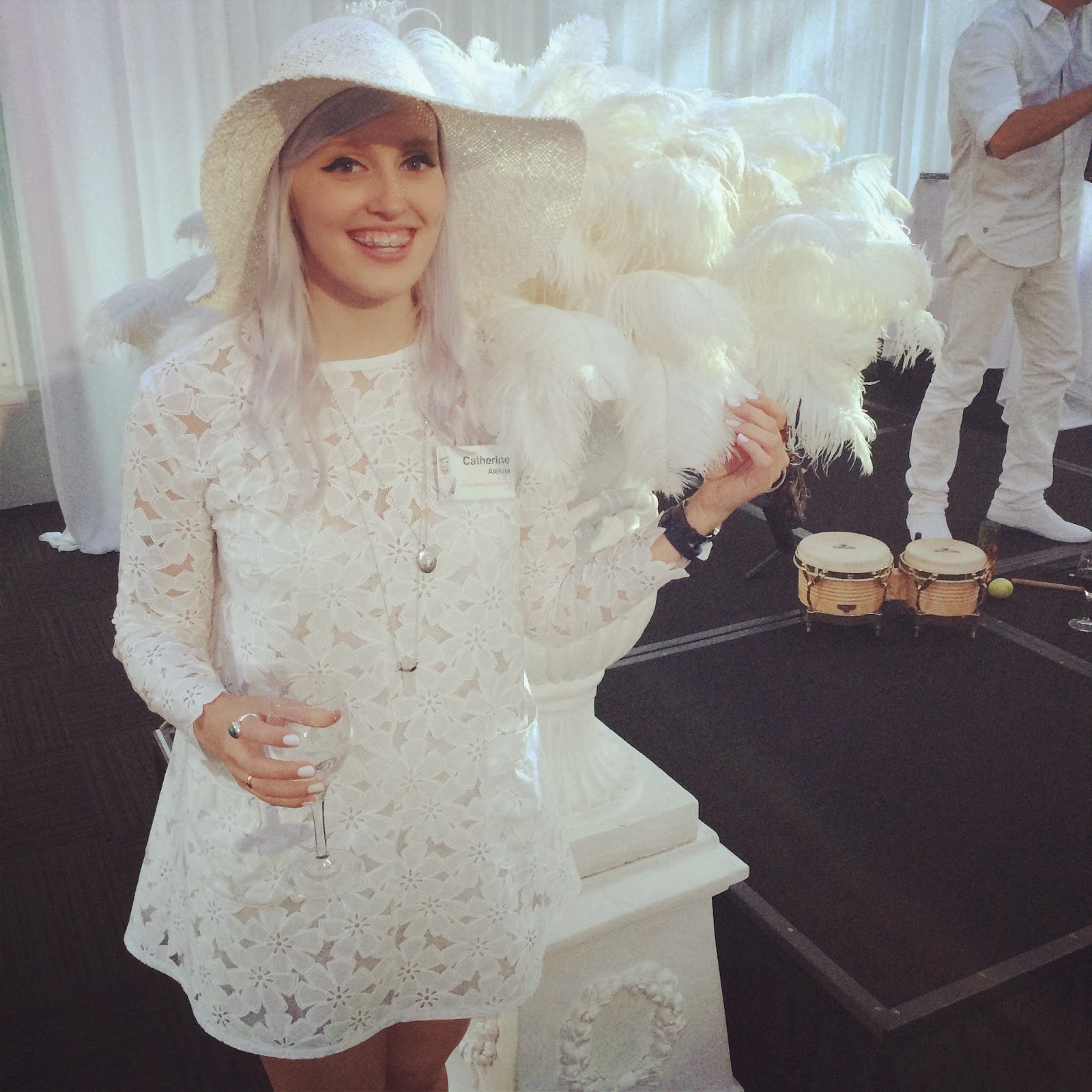 white christmas themed outfit