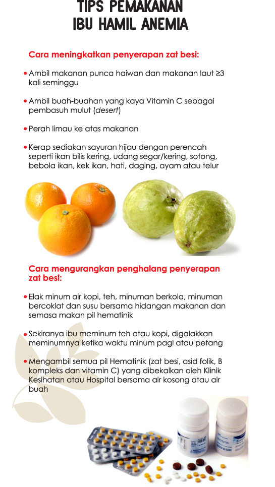 Let's be beautiful together Sumber zat besi, asid folik dan vitamin