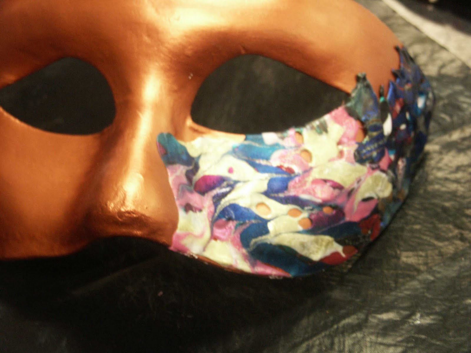 Friendly Plastic with Molten Designs Butterfly Mask