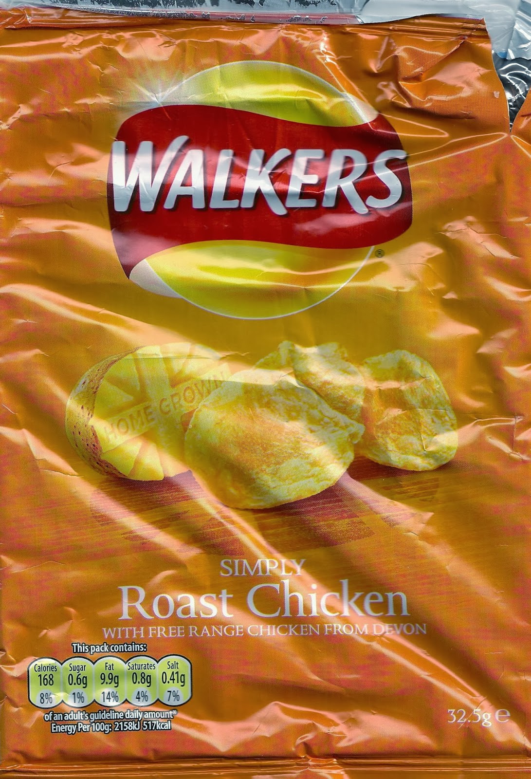 Cheeseburger Crisps & Other Stories Walkers Roasted Chicken v Roast