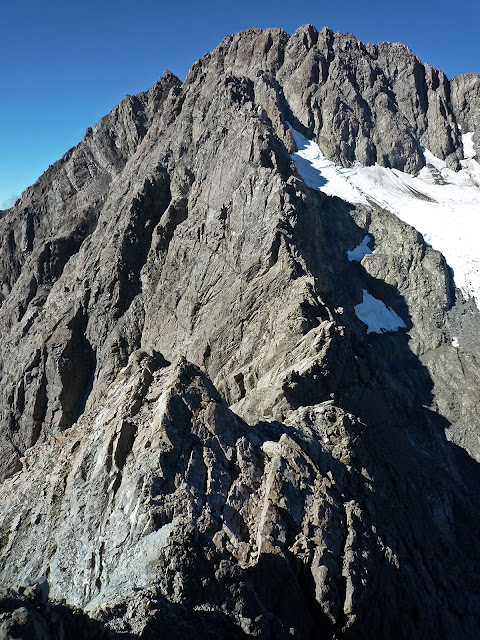 Klucozwy odcinek grani Mt Philistine - Mt Rolleston Łukasz Kocewiak - Ostatni odcinek grani