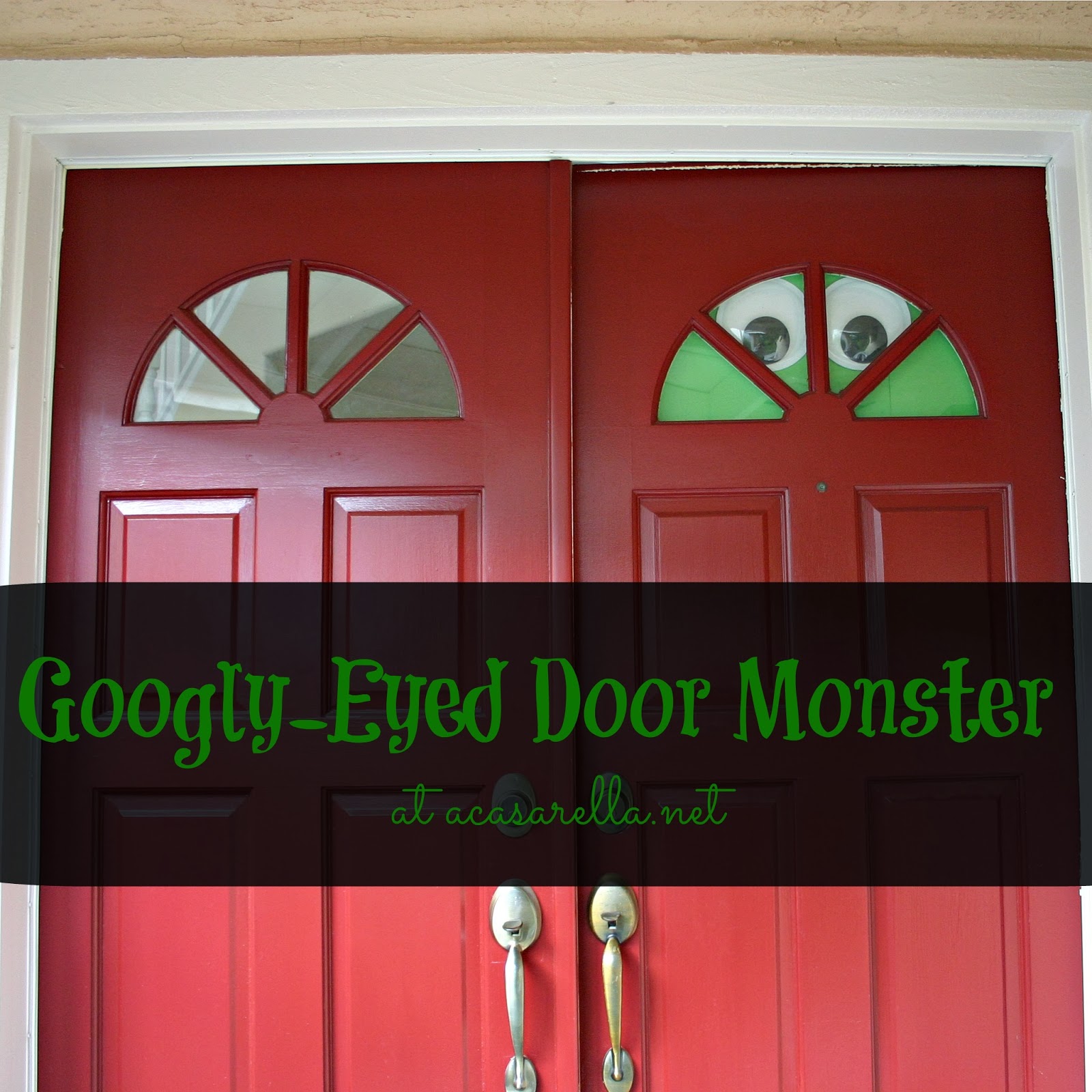 GooglyEyed Door Monster 'A Casarella