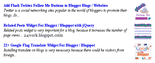 Scrolling Recent Post Gadget For Blogger