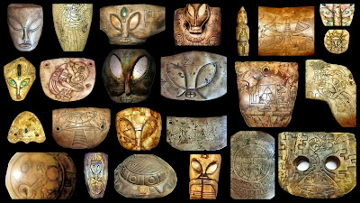 "Objetos inéditos de la civilización maya, prueban su conexión con los ovnis y los extraterrestres " Antigos+artefatos+Mayas