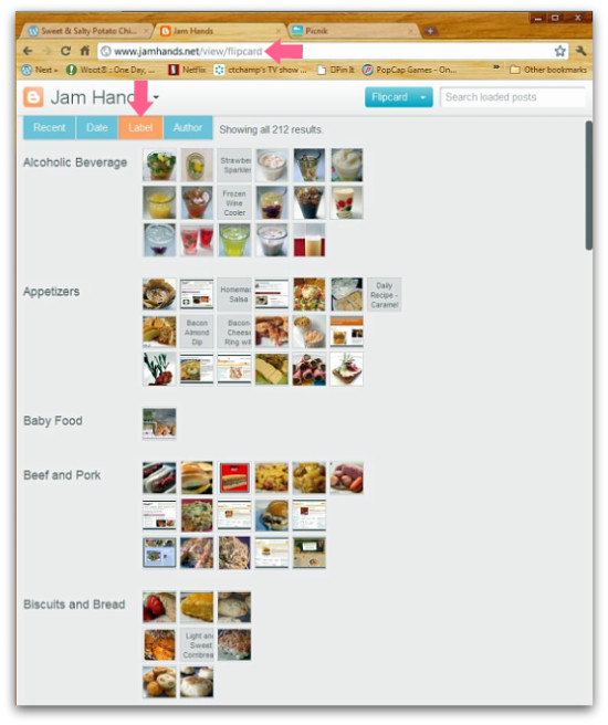 visual recipe