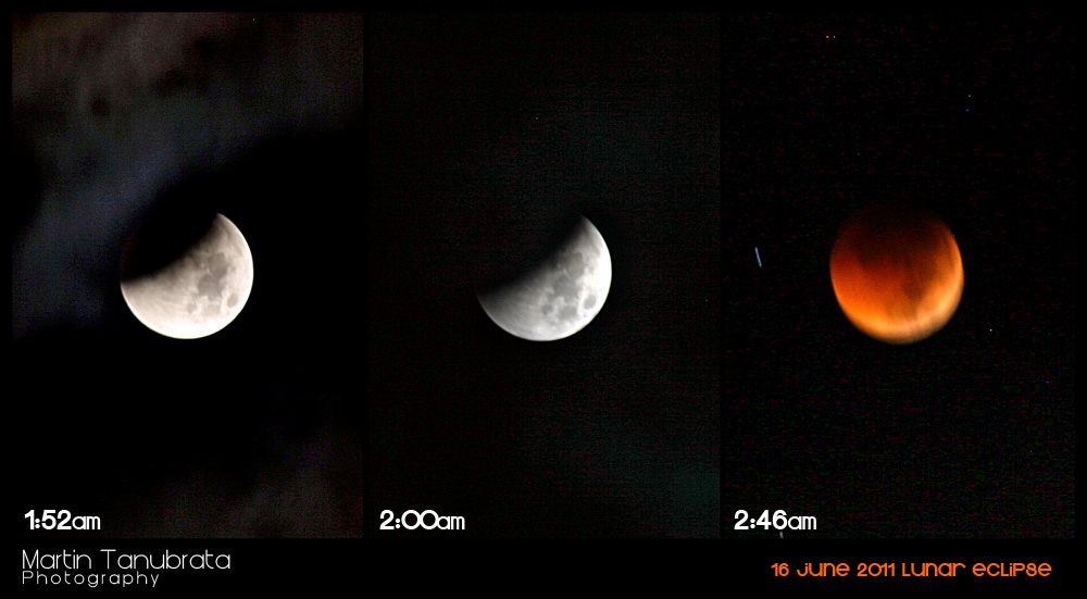 Martin Tanubrata Photography: 16 June 2011 Lunar Eclipse