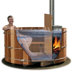 plans for wood heated hot tub