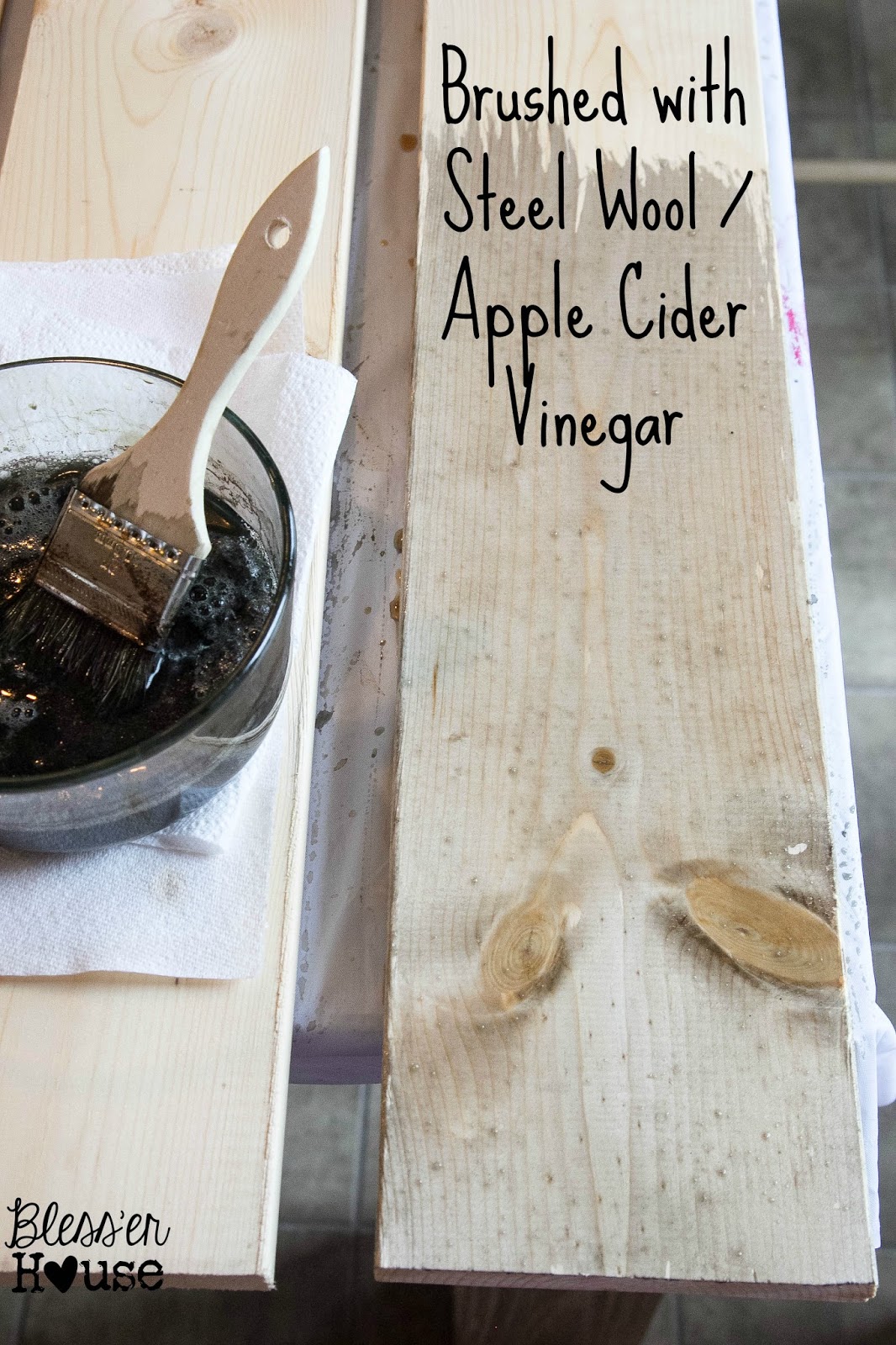 The Most Inexpensive All Natural Wood Stain Method Bless'er House