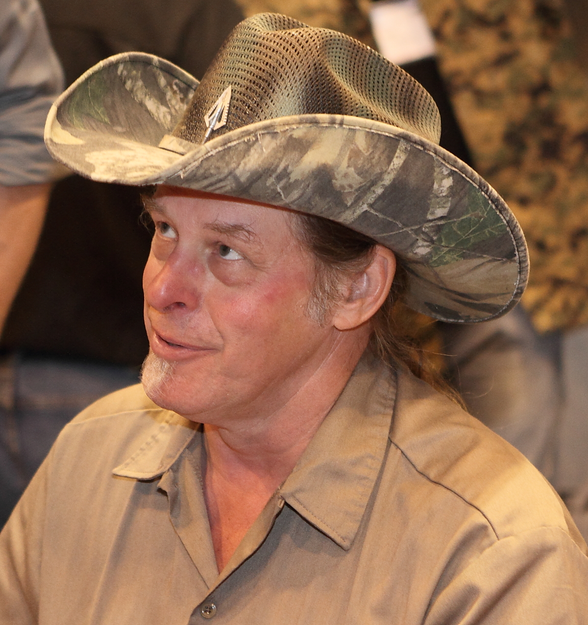 ted nugent camo cowboy hat