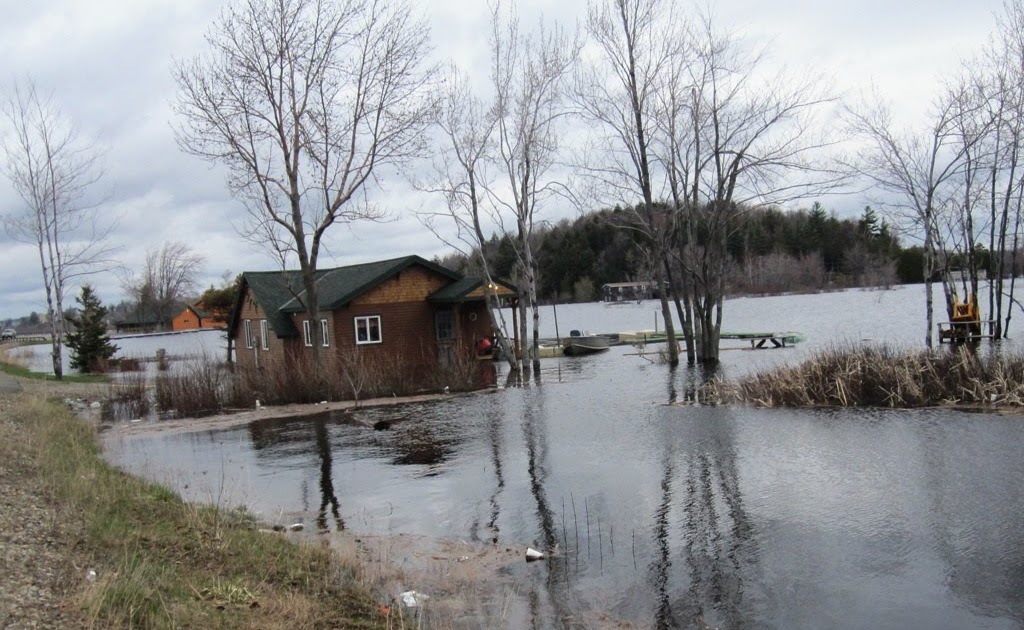 Windswept Adventure Tupper Lake Was Flooded And Bog River Was Raging