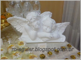 Decoração batizado - Anjos e Tildas
