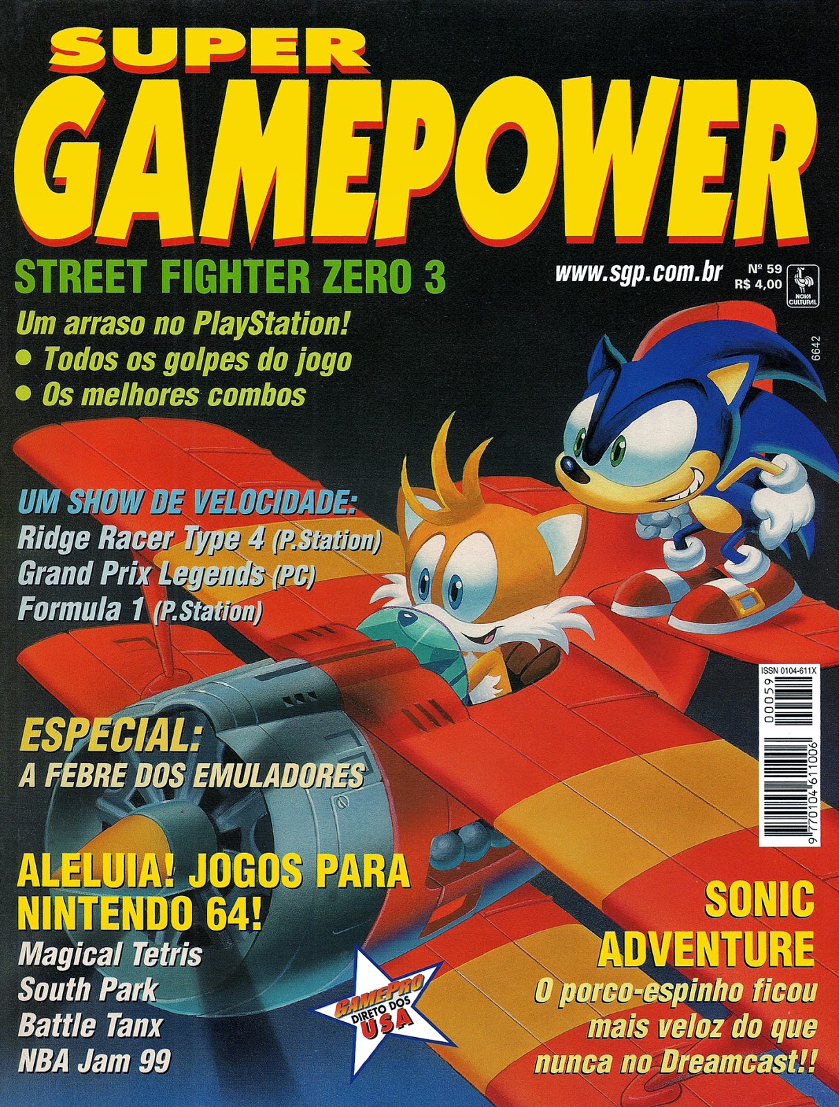 Revista Super Game Power Nº 52 Detonado Rockman & Forte