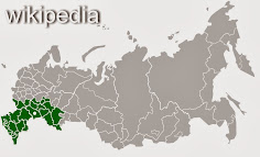 Lage des Bistums in Russland