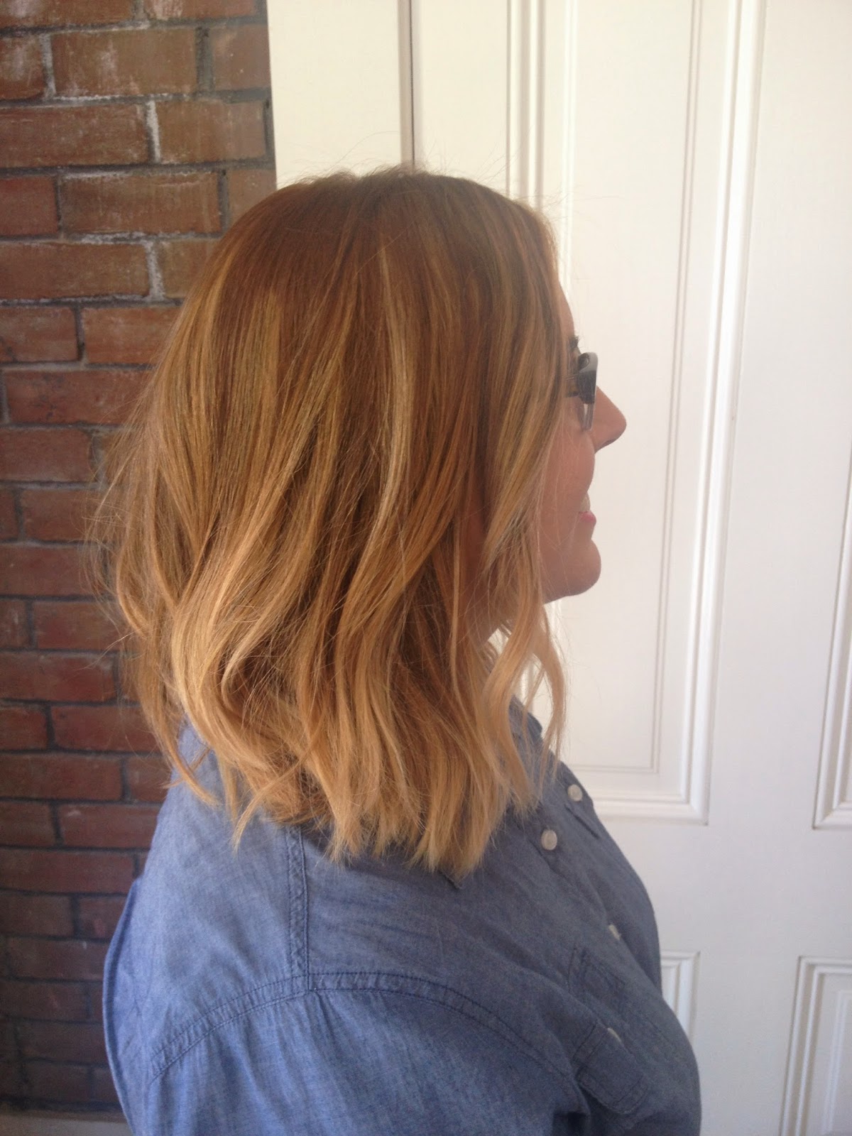Long A-Line Bob Ombre Hairstyle