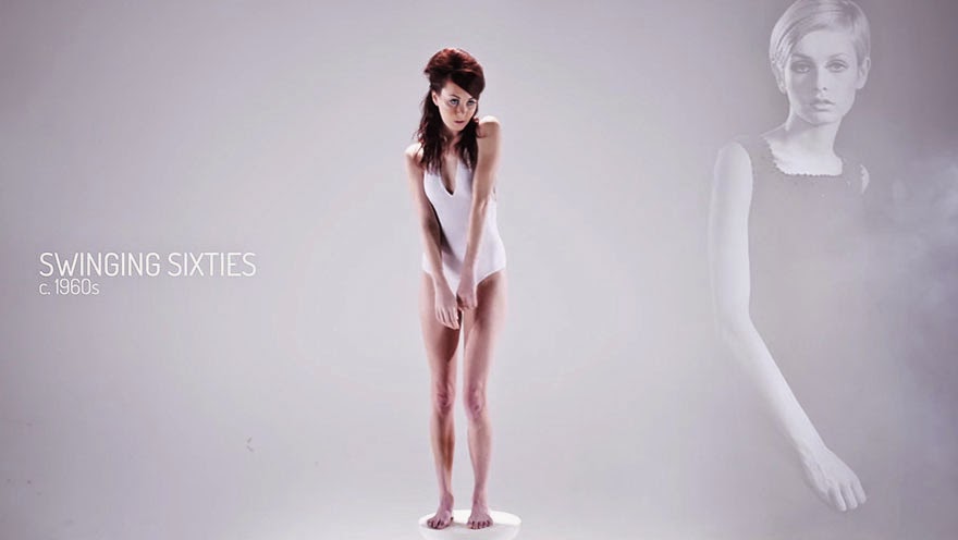 Swinging Sixties (c. 1960s) - 3,000 Years Of Women’s Beauty Standards In A 3-Minute Video Swinging Sixties (c. 1960s) - 3,000 Years Of Women’s Beauty Standards In A 3-Minute Video