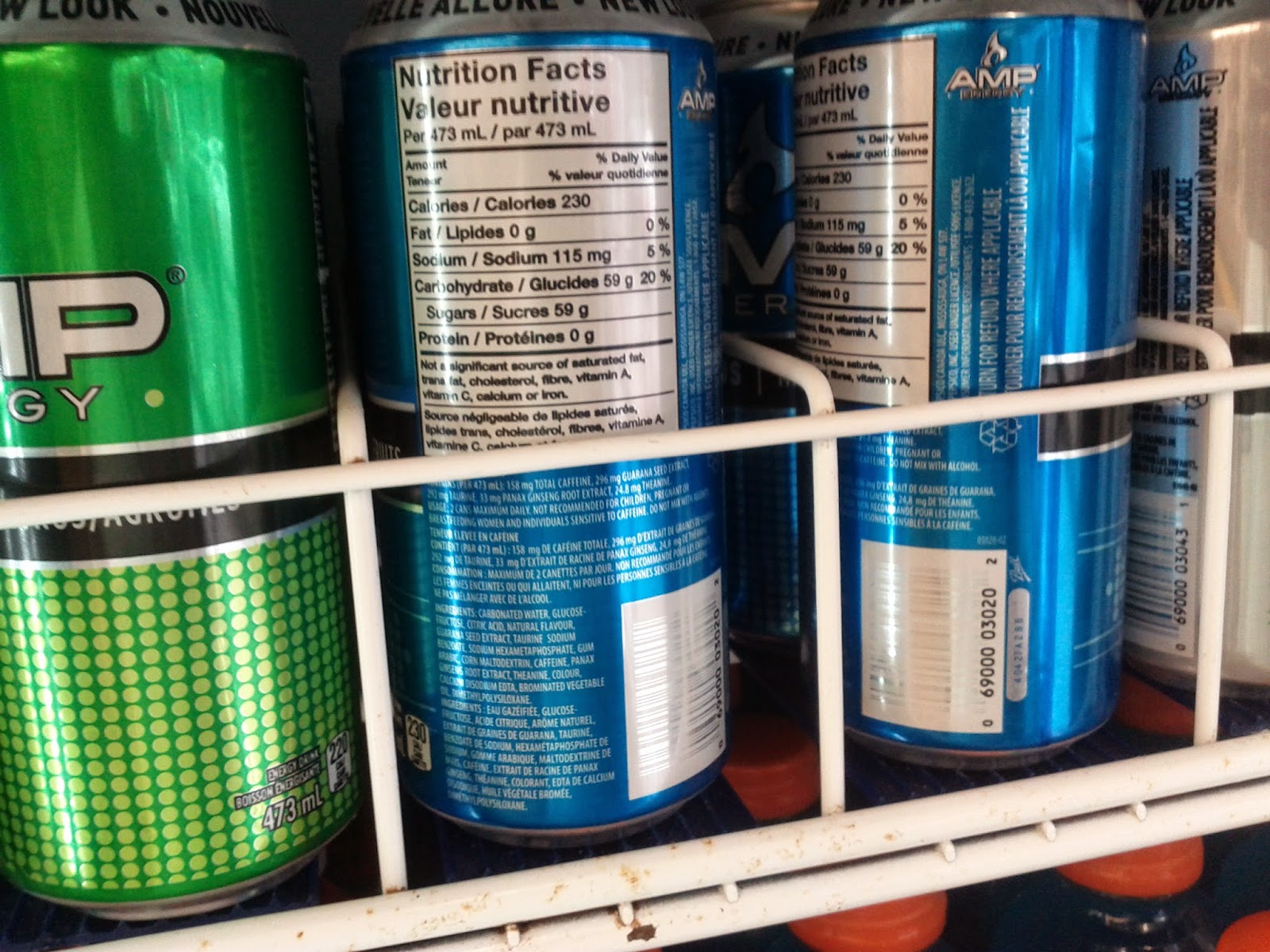 Toronto things Amp Energy Drinks for a dollar at Dollarama