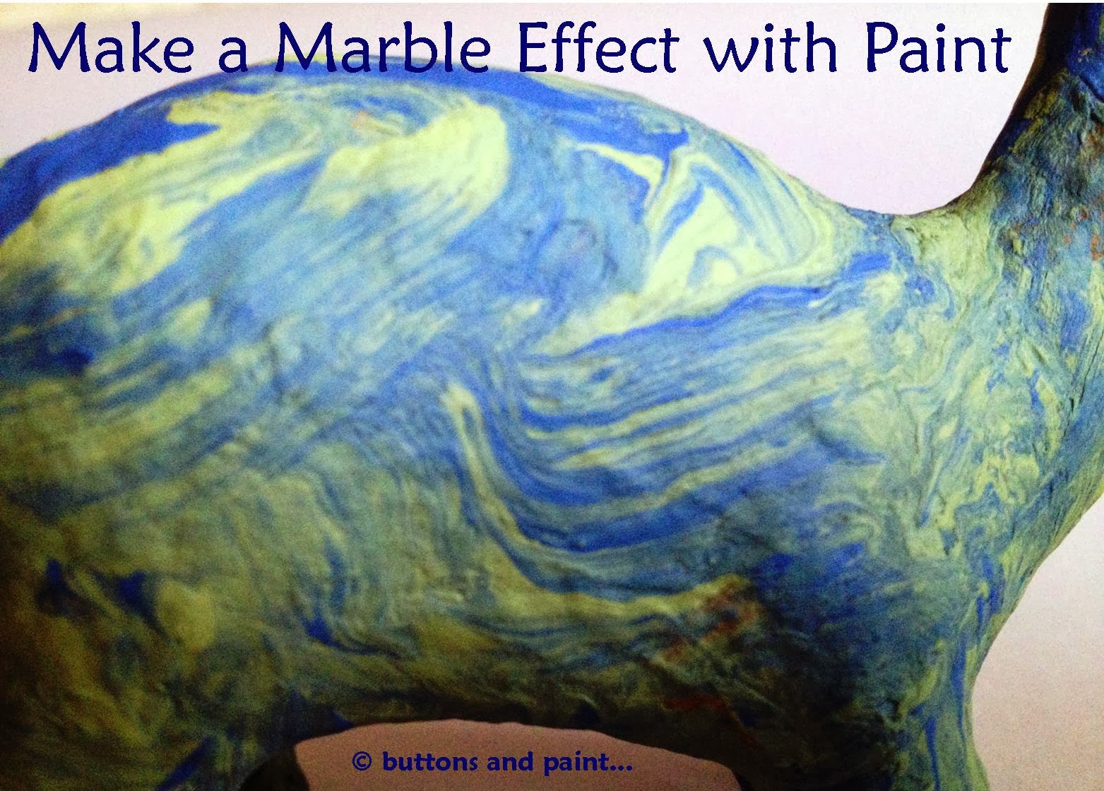 buttons and paint... Tips, Tools & Techniques Make a Marble Effect