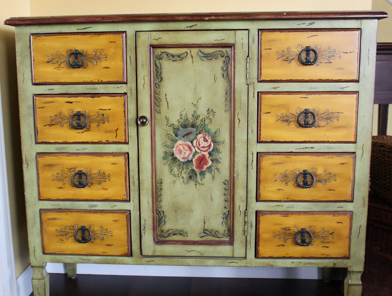 Pretty painted chest Love My Simple Home