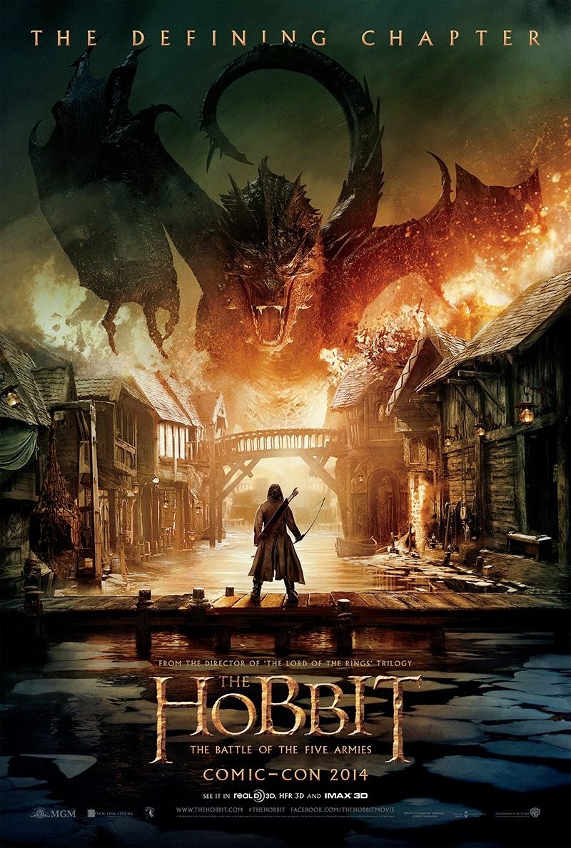 The Geeky Nerfherder: San Diego Comic Con Poster For 'The Hobbit: The  Battle Of The Five Armies
