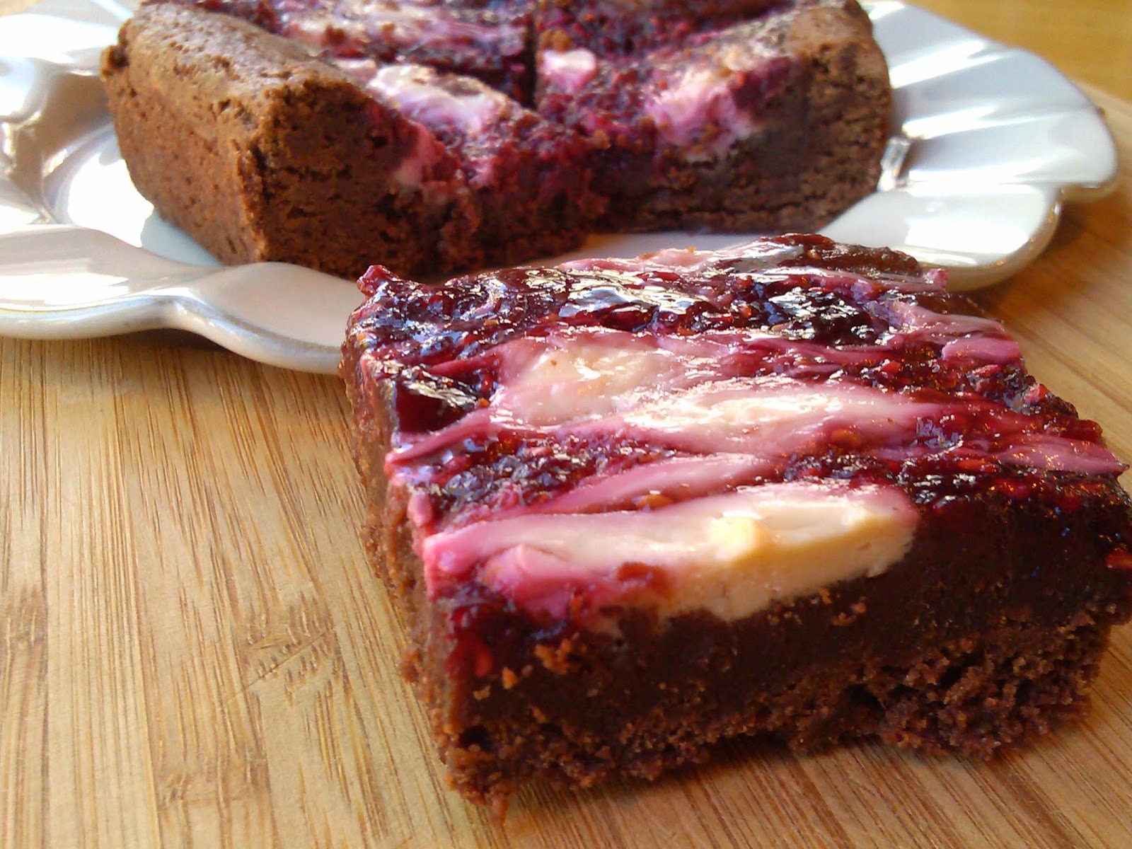 Fairy Wings and Pixie Dust... Raspberry Cream Cheese Brownies gluten