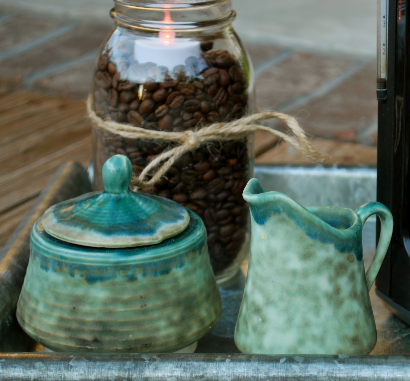 Fall DecoratingCoffee Beans & Mason Jars Amanda Jane Brown