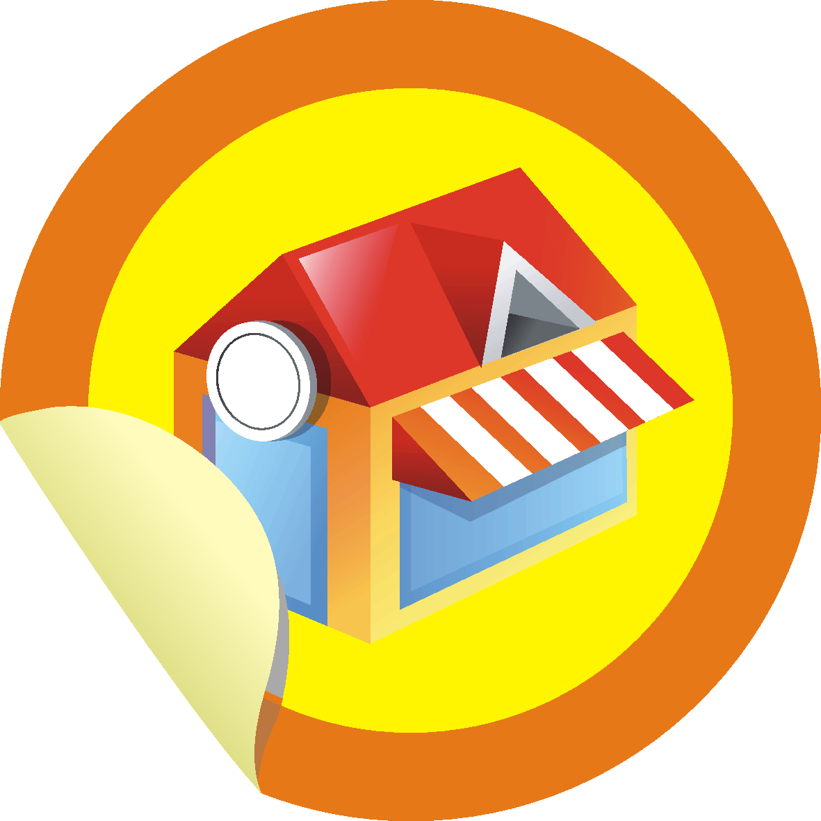 sticker printing: Sticker Printing | Building Icon