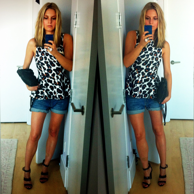 Leopard Print Peplum Top OOTD Leopard Print Peplum Top OOTD