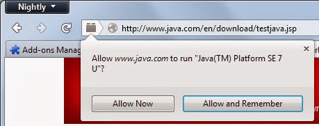 Come aprire java