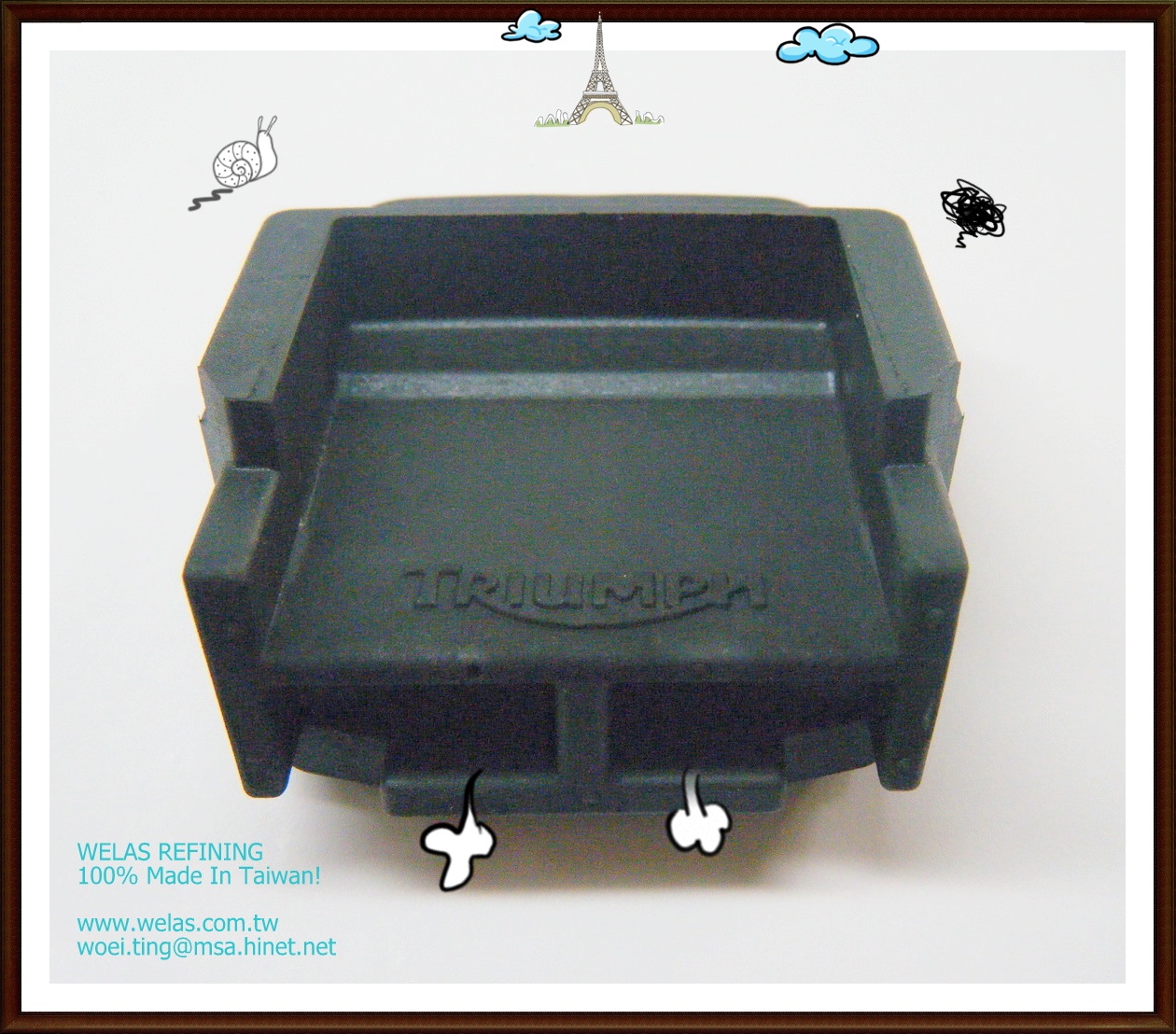 偉廷橡膠，世界聚焦！ 偉廷橡膠精品介紹＃24：EPDM 拖架橡膠塞 / EPDM Rubber Crutch Stopper