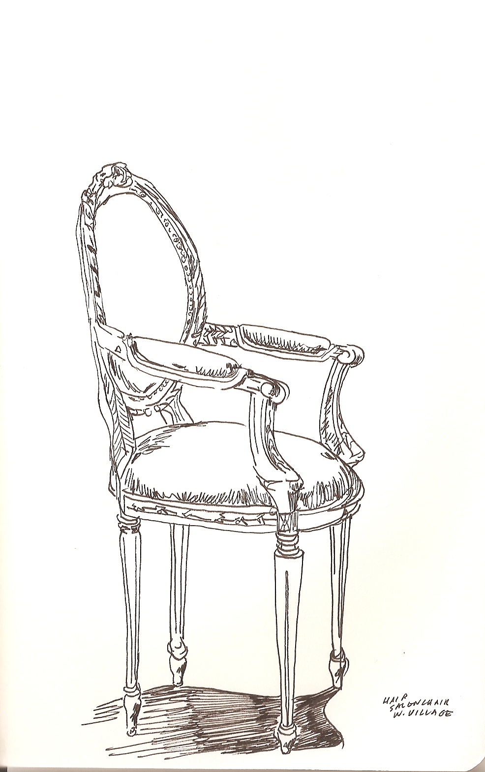 Take the Soda Free and Jet Sketchbook Miscellany Hair Salon Chair