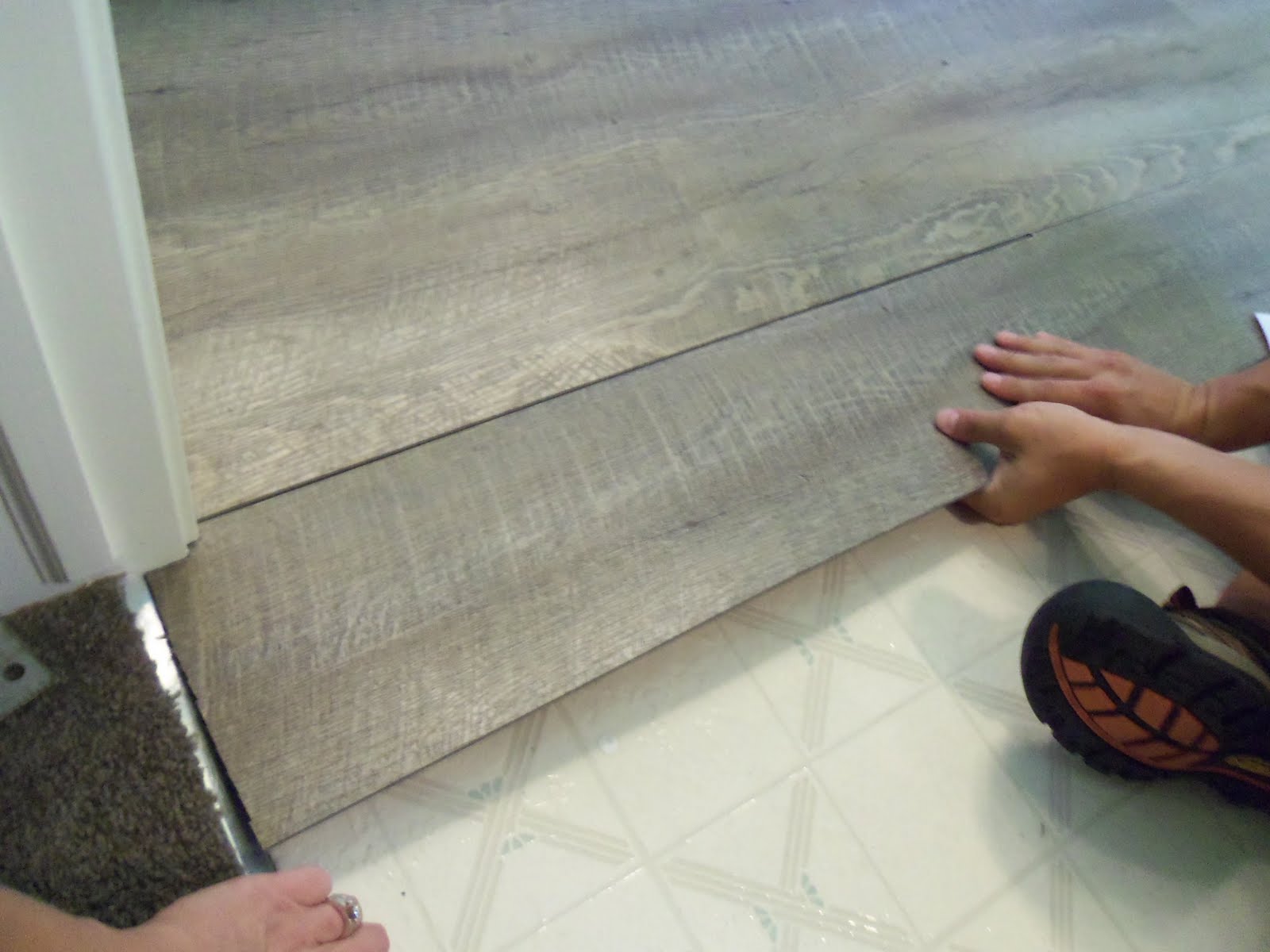 Simply Cottage Love: Installing Allure Ultra Flooring DIY
