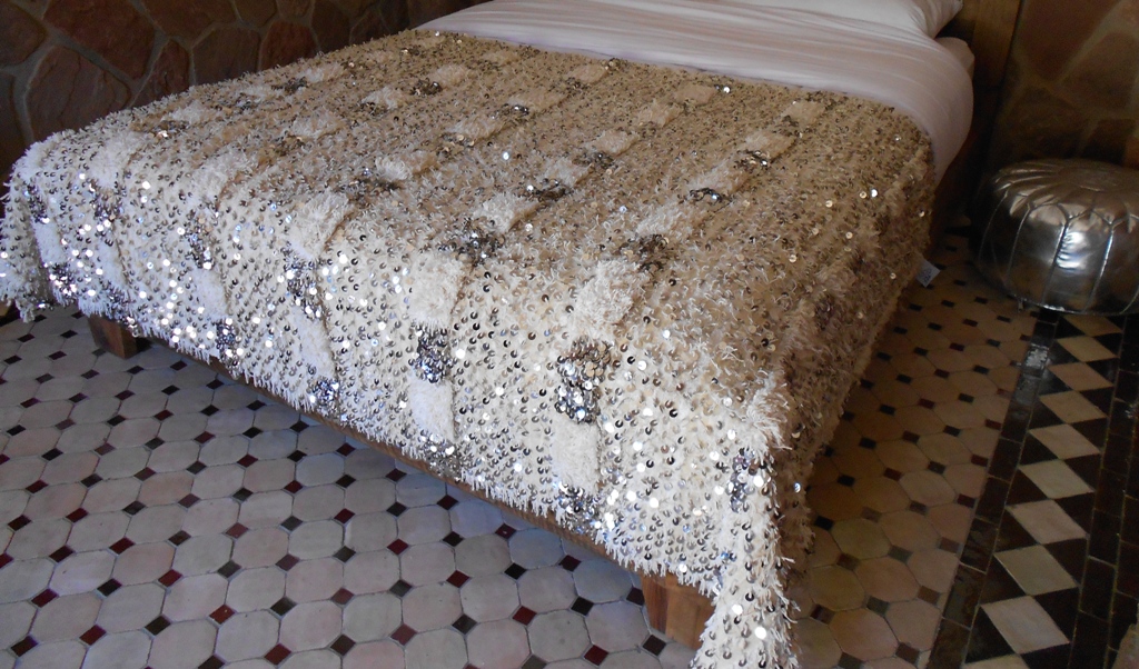 LOVING MY JET LAG... A Moroccan wedding blanket
