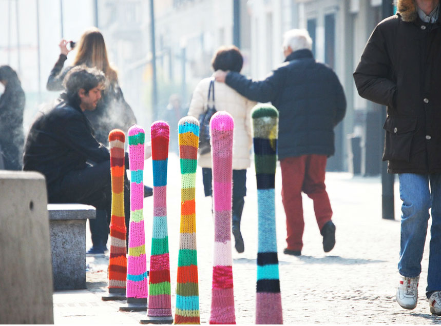 Yarn Bombing movement art Feel Desain your daily dose of creativity