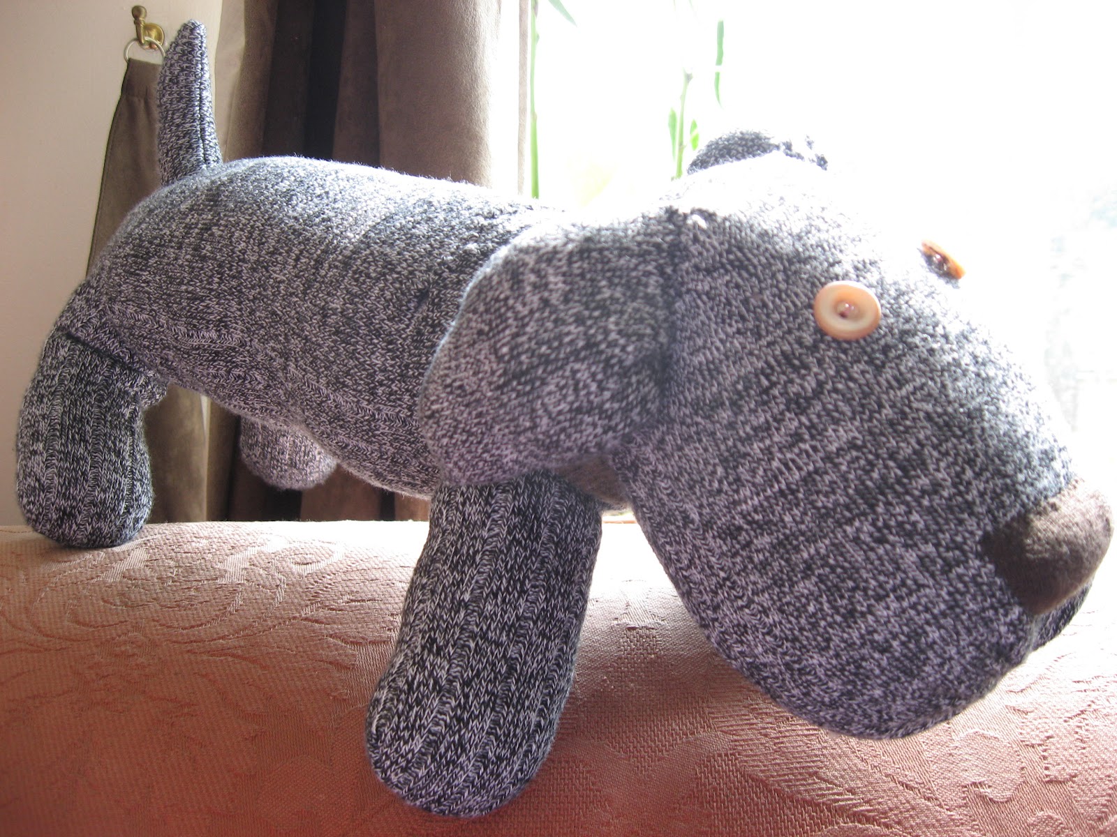 The Violet Pincushion Operation Secret Sock Dog