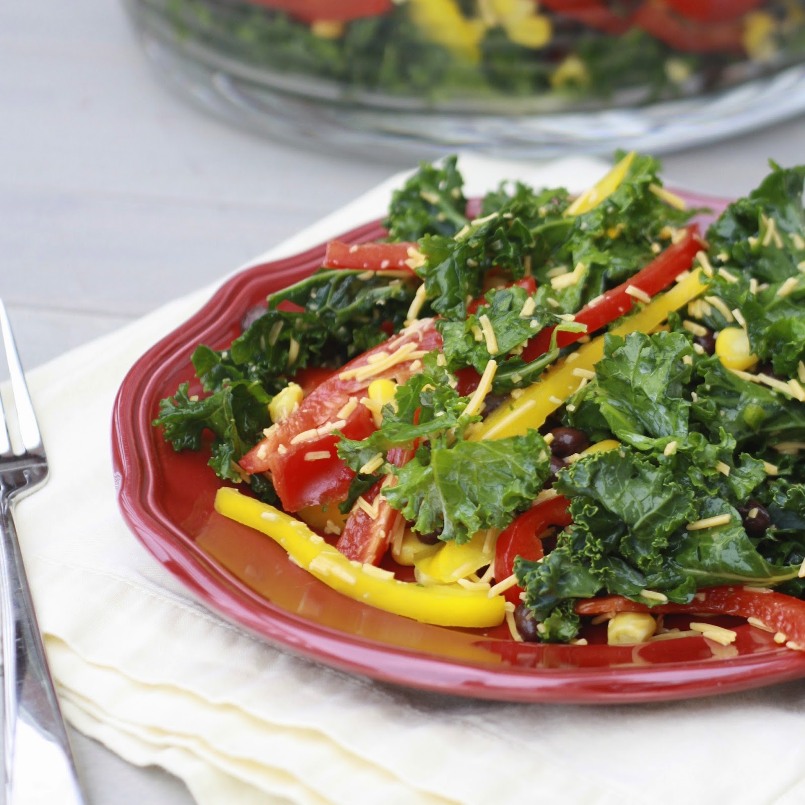 Mexican Kale Salad | The Sweets Life