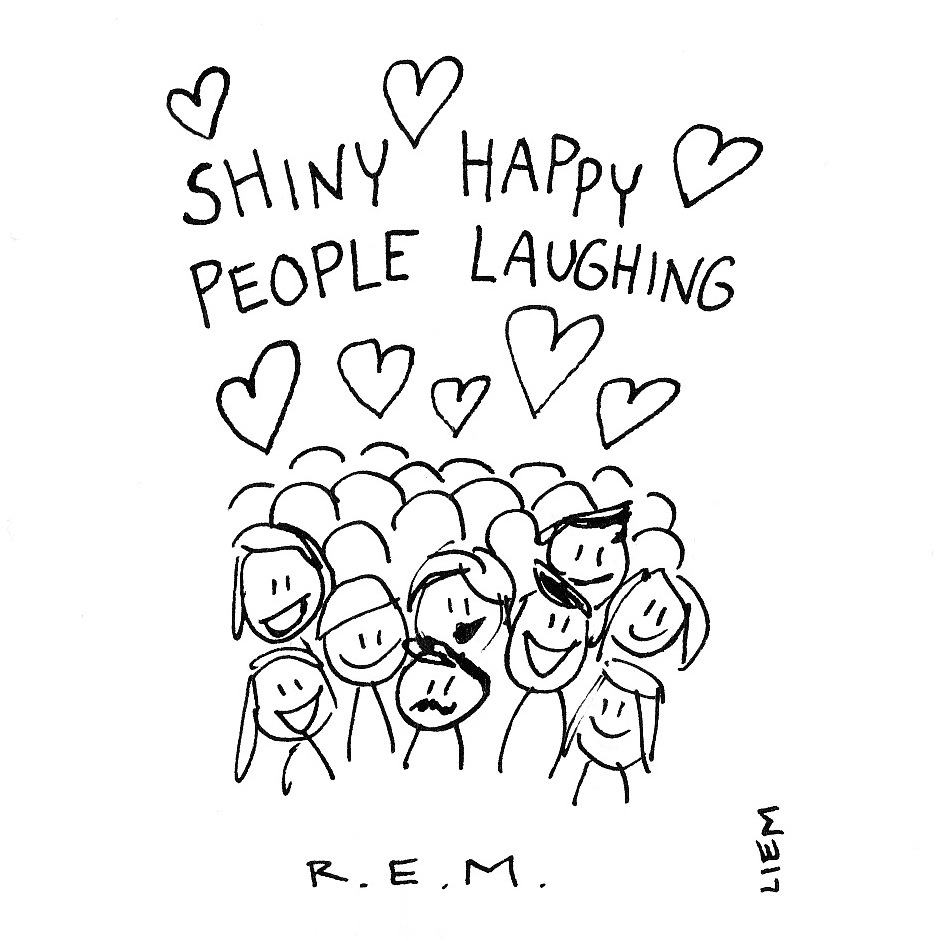 Sketchbook 1087. Shiny Happy People