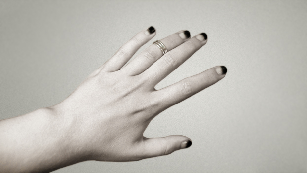fade to black nails | uñas degradado en negro