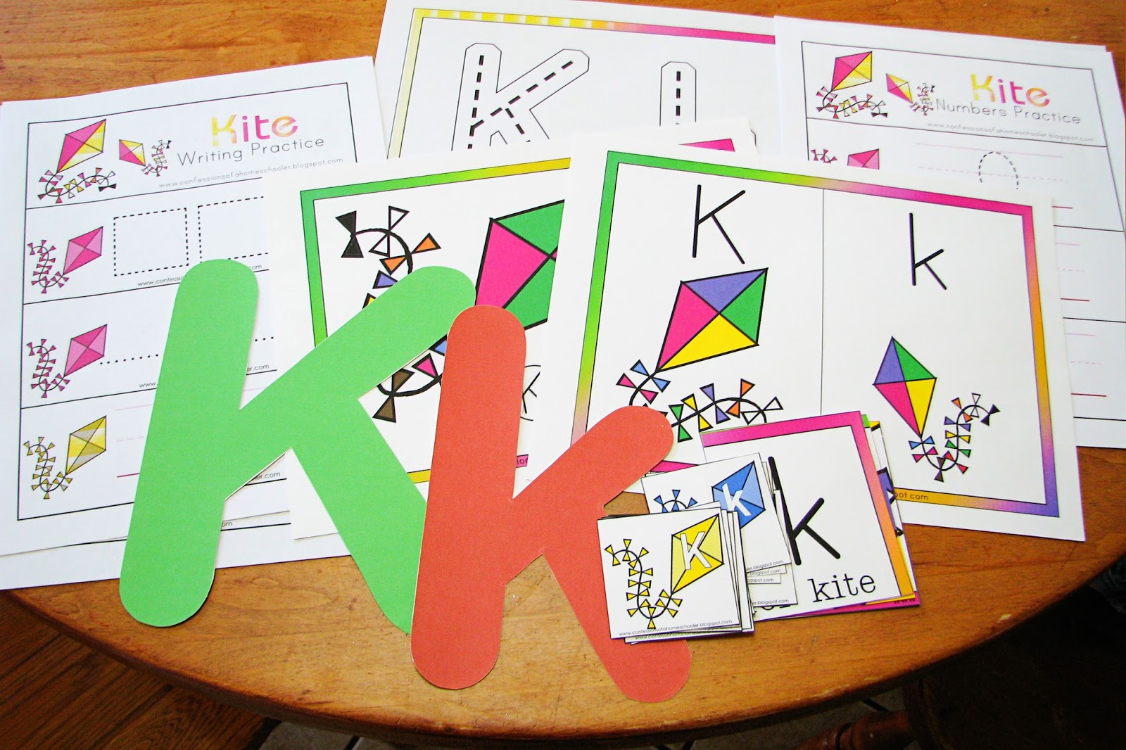 Mommy's Little Helper Letter K/Kites Preschool Theme
