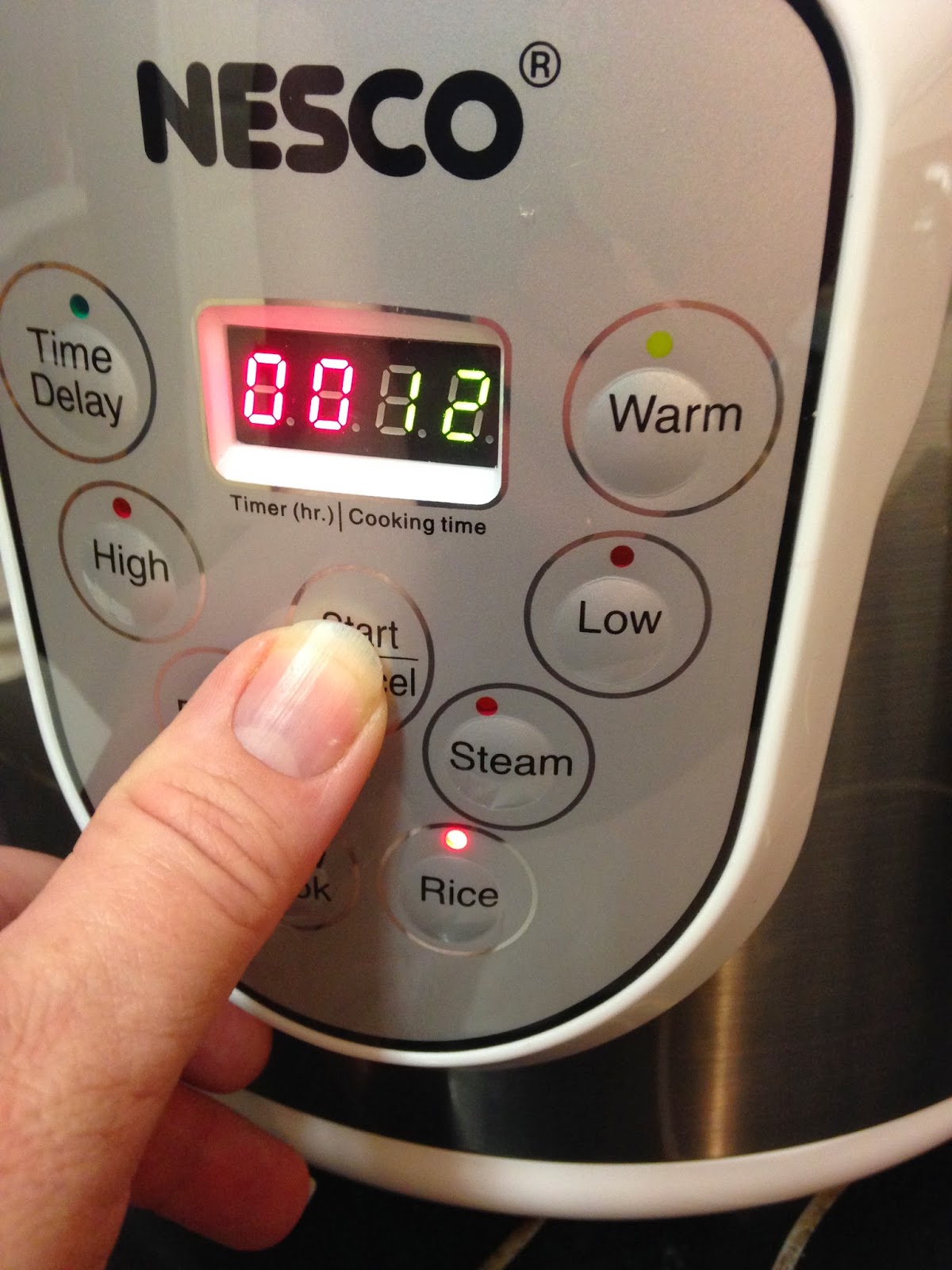 Tracy Cooks in Austin MORE with the NEW NESCO PRESSURE COOKER, sticky